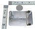 Native American Navajo Sterling Silver Turquoise And Coral Belt Buckle AX125188